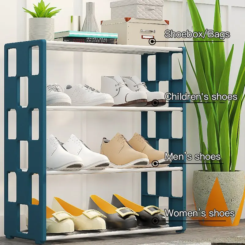 

Shoe Rack Multi-layer Stainless Steel Shoe Organizer Standing Shoe Rack Home Living Shoes Storage Shelf Organizer Accessorie