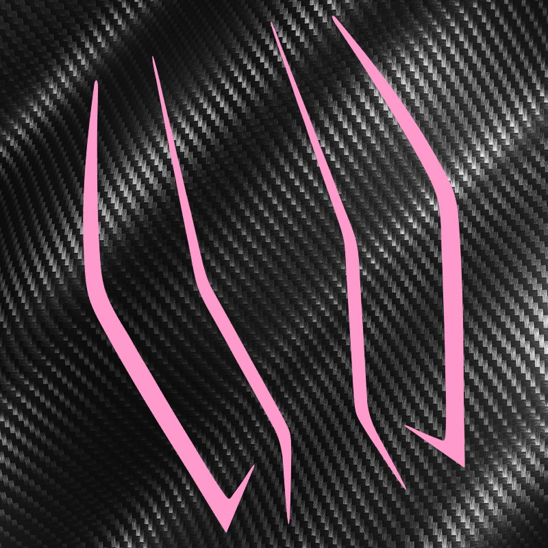 

Наклейки на обтекатель мотоцикла, светоотражающие наклейки на передние фары, сделай сам, Стайлинг мотоцикла для Kawasaki Ninja NINJA400 H2 H2SX