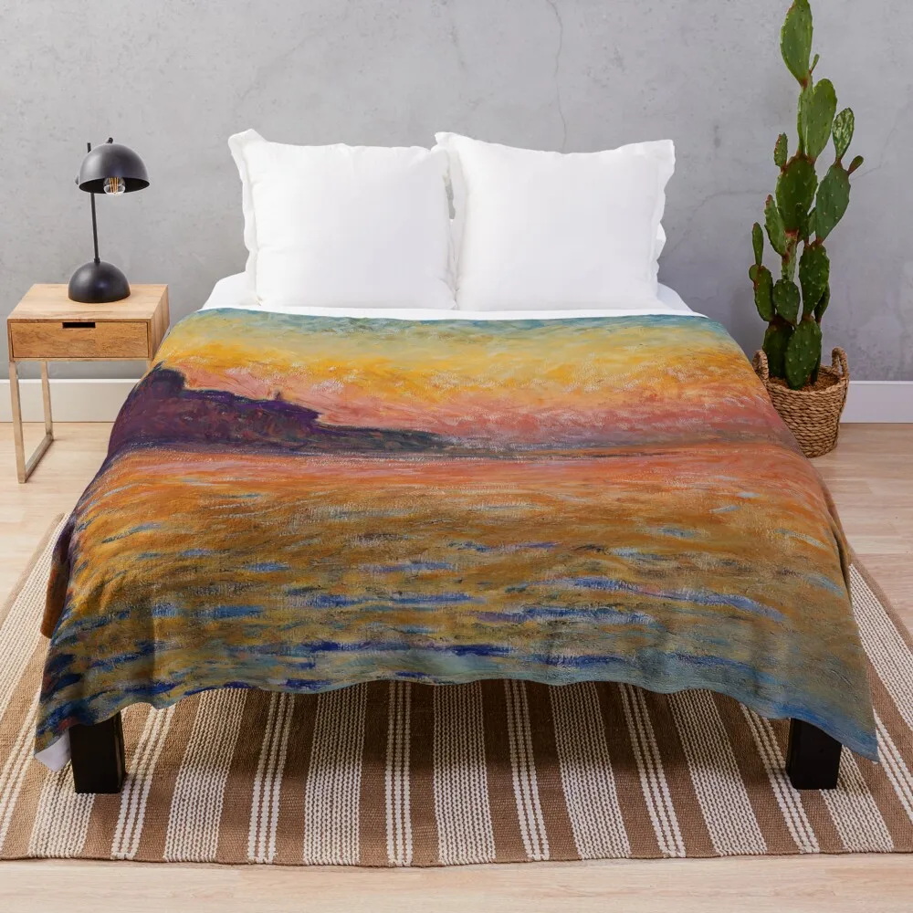 Моне San Giorgio Maggiore at Dusk - Венецианское одеяло для детского декоративного дивана