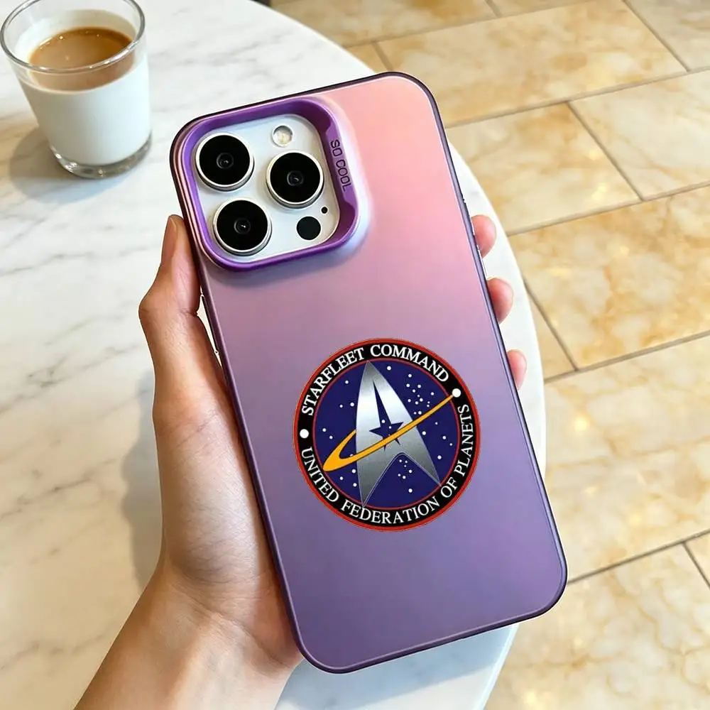 Чехол для телефона Star Trek-K Spock Space-E для iPhone 17, 16, 15, 14, 13, 12, 11 Plus, Pro Max, XS, цветной серебристо-черный чехол. (art.: 3920dce366ab9) - 3920dce366ab9