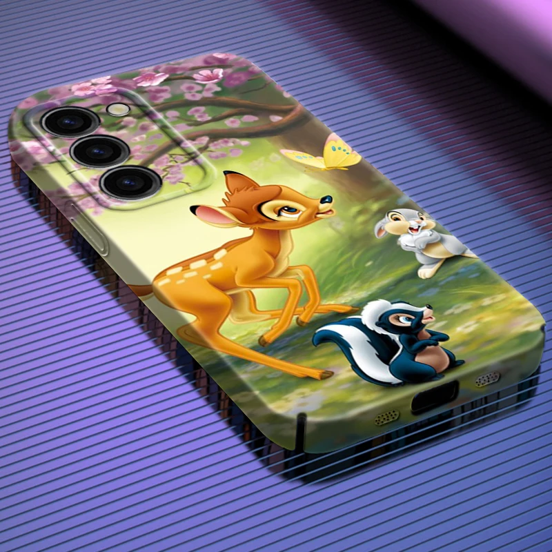 

Bambi Disney Cartoon Phone Case For Samsung Galaxy S23 S22 Pro Plus Ultra 4G 5G A03 Funda Back Feilin Film Hard Cover