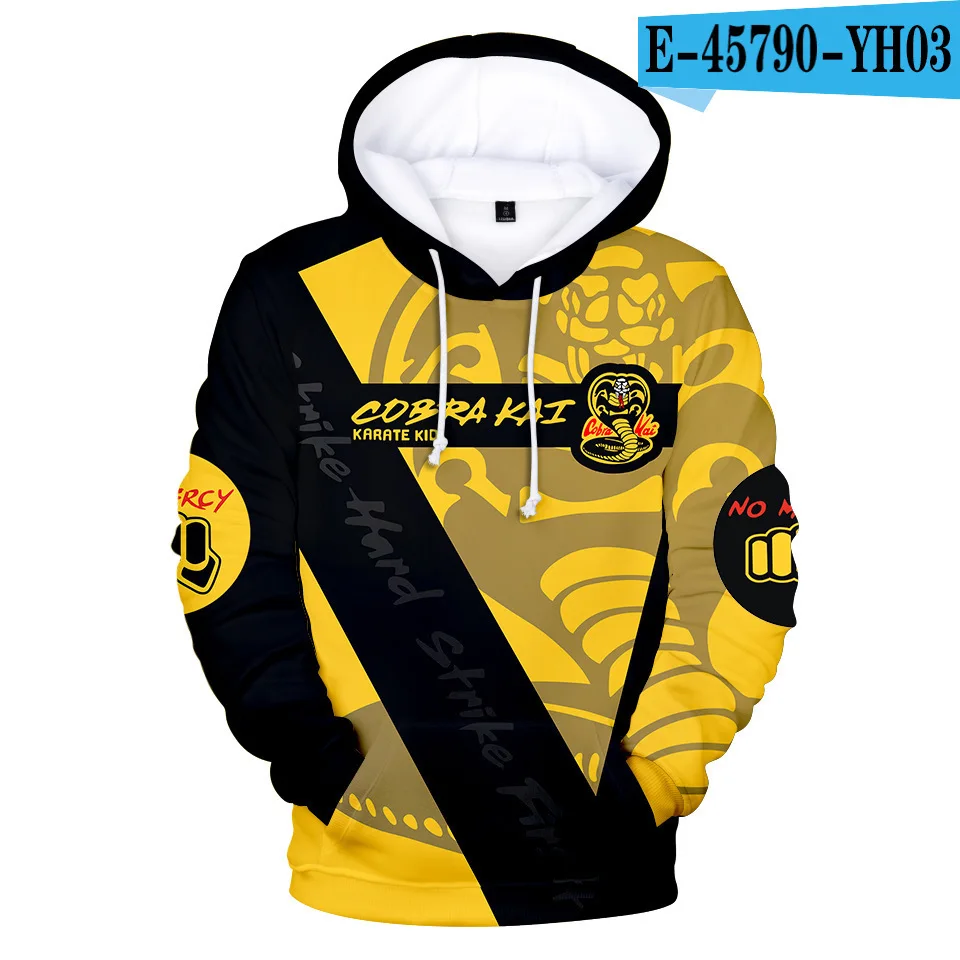 

New Luxury The Karate Kids Cobra Kai 3D print Hoodies Sweatshirts Boys/Girls Popular Sweatshirt Adult Child Streetwear Pullovers