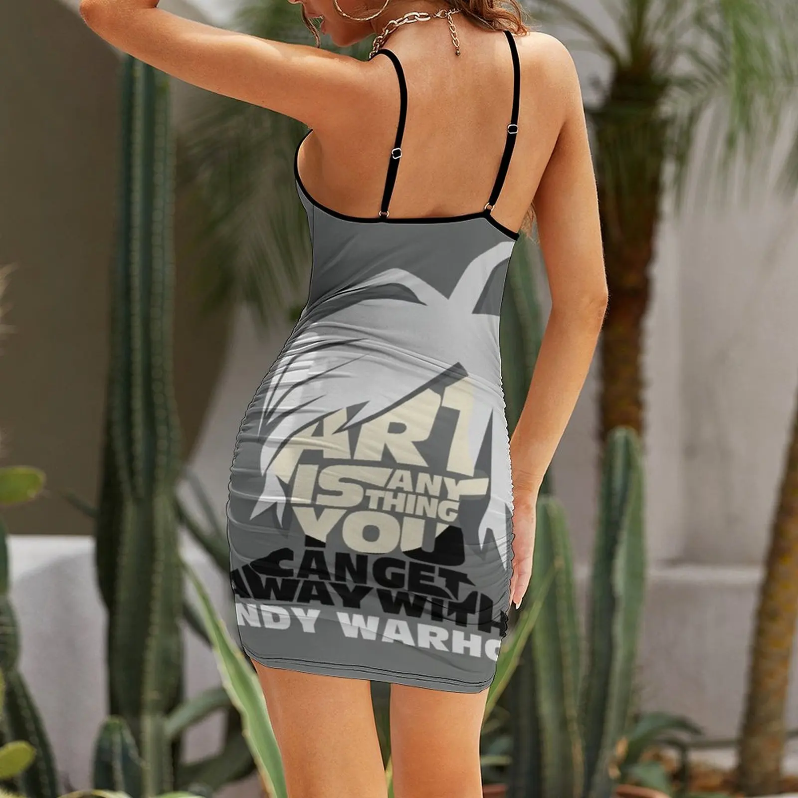 Энди Уорхол - Искусство все что вы можете получить с цитатой Платье-слинг