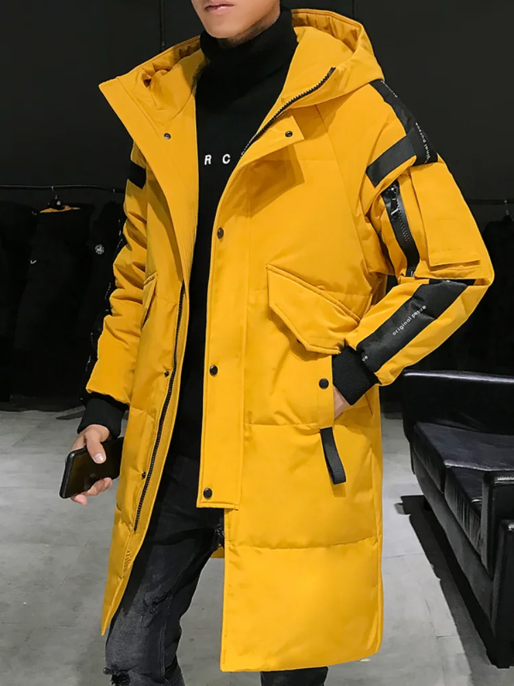 

2022 Man Clothing Brand Men's Apparel Warm Parka Teens New Winter Men's Down Jacket Stylish Male Down Coat Thick