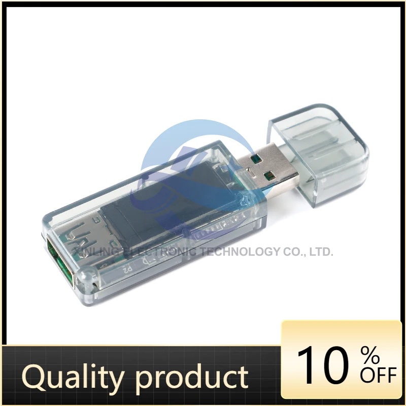 

5A USB tester, color screen, voltage and current meter, power, battery capacity, fast charging protocol, charger BaoZK-UT