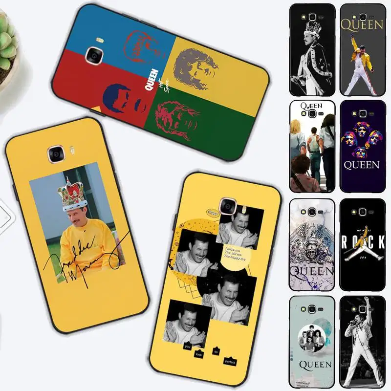 

Freddie Mercury Queen Phone Case for Samsung J 2 3 4 5 6 7 8 prime plus 2018 2017 2016 core