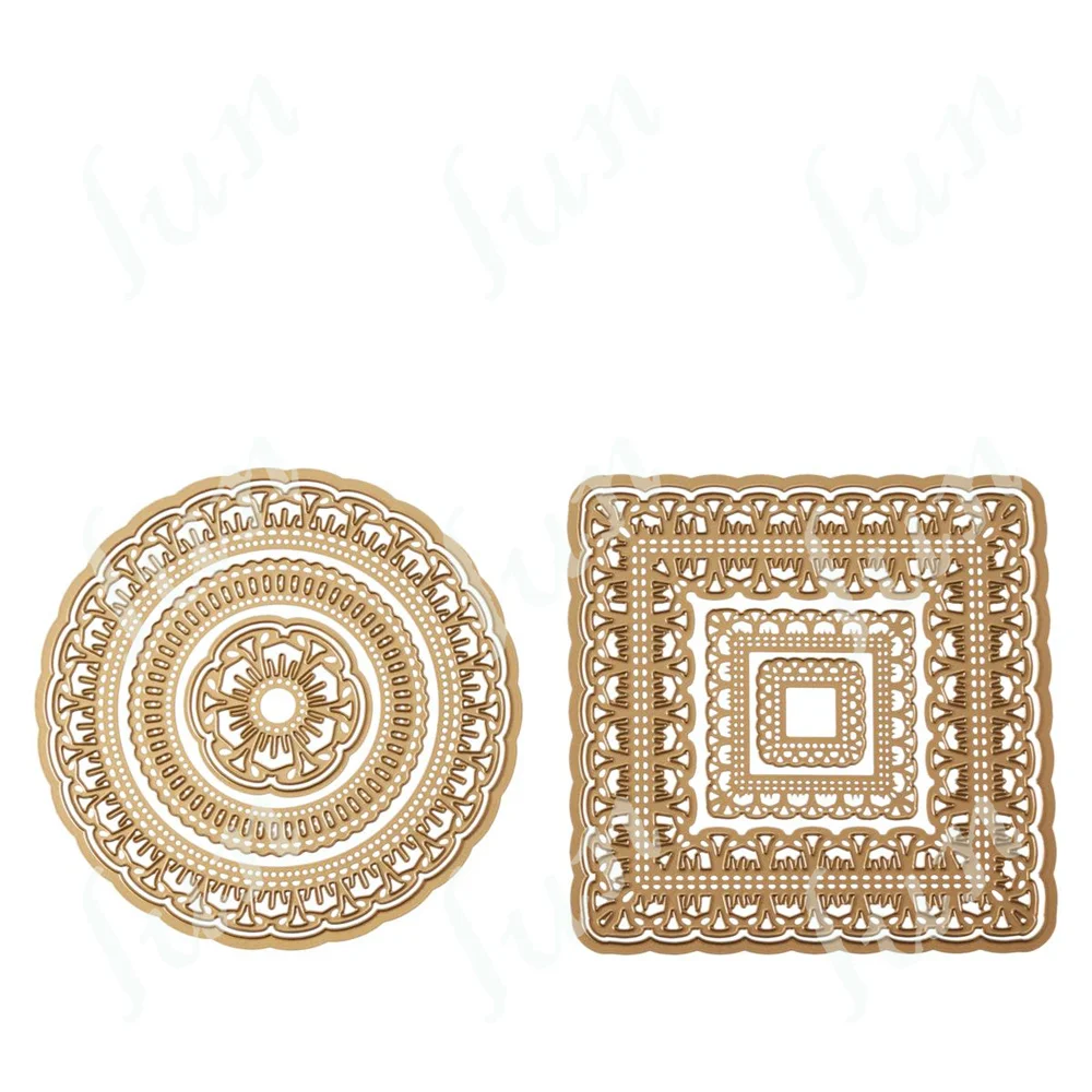 

Arrival in 2022 New Square Pleated Ribbon Metal Dies Handmade Embossing Diy Scrapbook Photo Album Paper Card Coloring Decoration