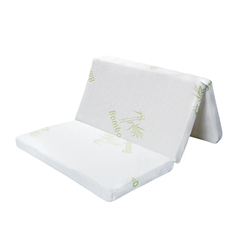 

Folding Mattress Natural Bamboo Soft Folding Mattress Guest Mattress Foldable