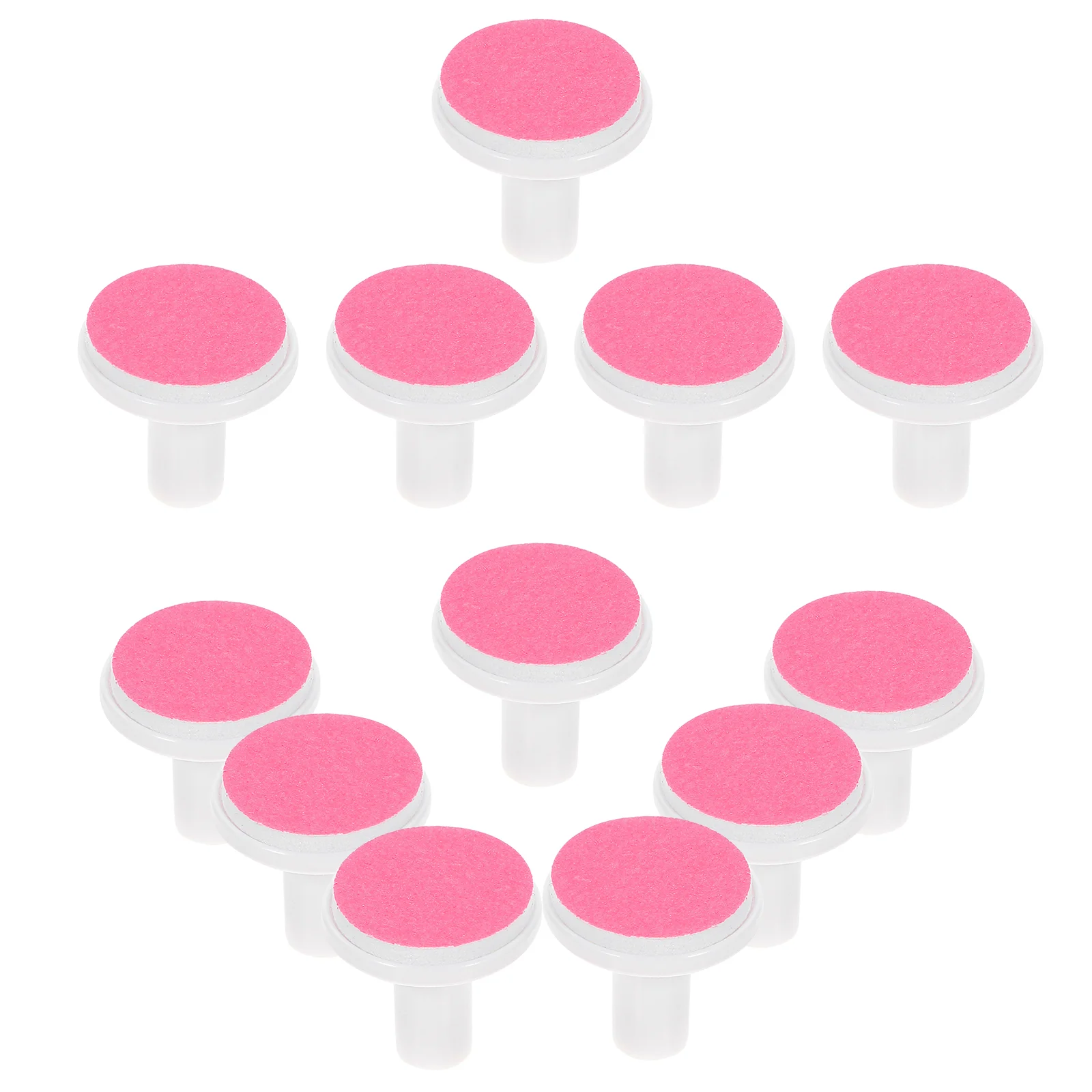 

12 Pcs Baby Electric Nail File Trimmer Replacement Pads Tool Grinding Part Plastic Heads Tools Child
