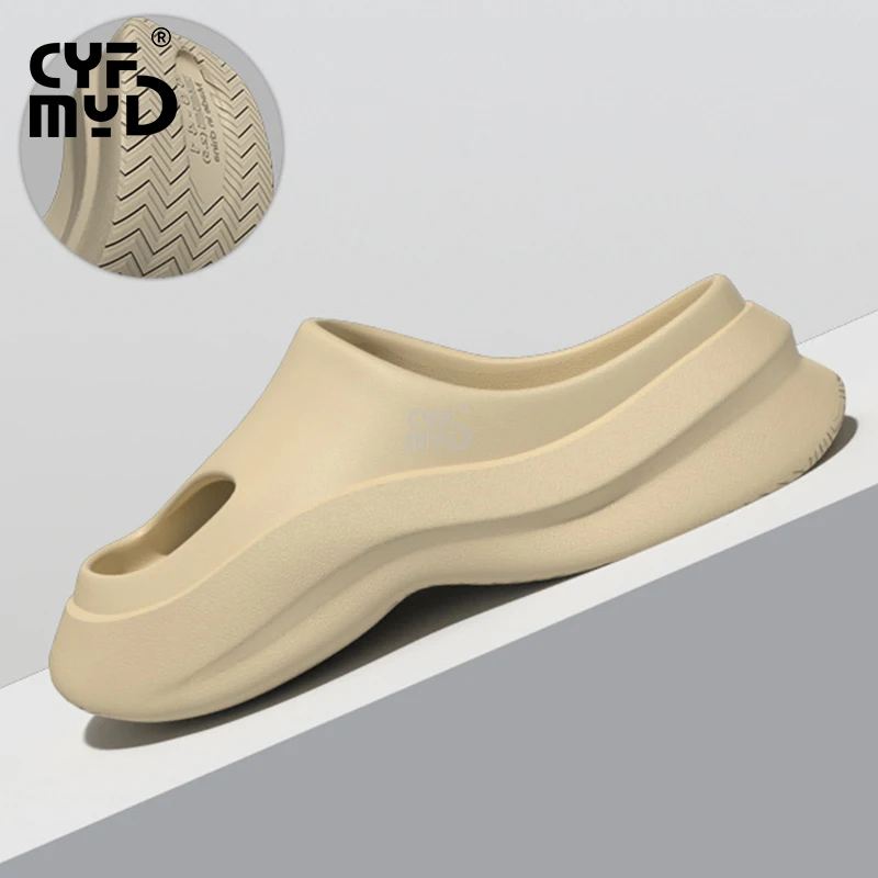 Platform Women's Home Slippers Thick Sole Summer Shoe for Woman 2023 EVA Slipper Non-slip Indoor Lightweight Slides Bathroom