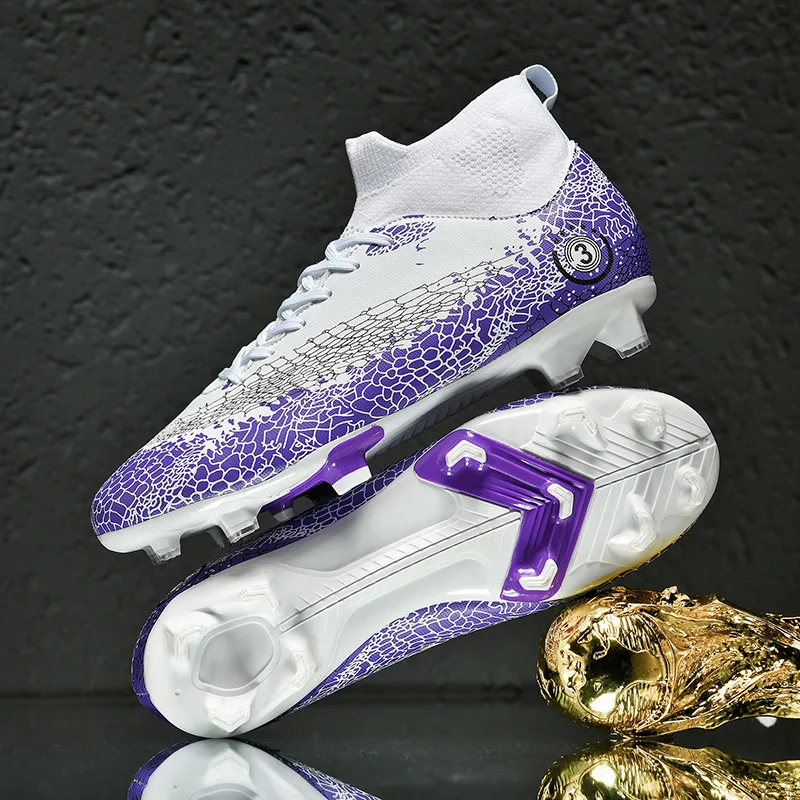 Фото Обувь для футбола Cleats, мужские кроссовки, профессиональные футбольные бутсы, Обучающие Детские футбольные бутсы для детей, размер 35-45 №1
