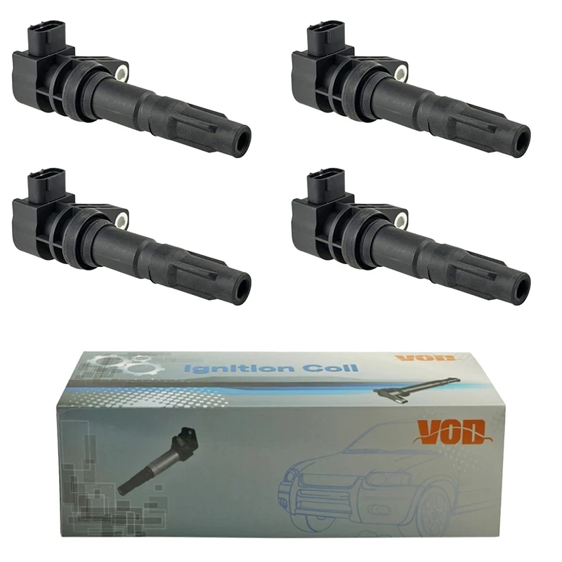 

4 шт. Катушка зажигания для BYD 1.5L F3 2011- Qin 2018- G3 2011- L3 2011- T3 2017-Юань 1. 5л 2015- 473QE3705100 473QE3705100A