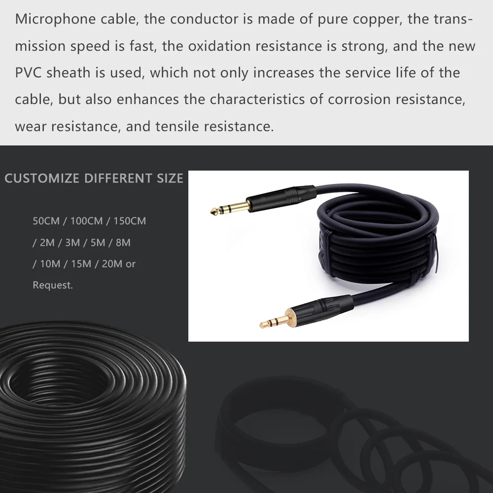 Позолоченный стерео штекер 3 5 мм до 6 35 из цинкового сплава вход Aux