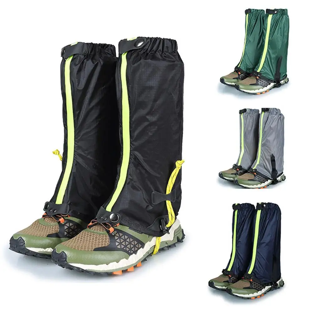 

1 Pair Waterproof Snow Leg Gaiters Hiking Boot Legging Shoes Snake Shoe Cover Outdoor Camping Trekking Climbing Hunting Hot Sale