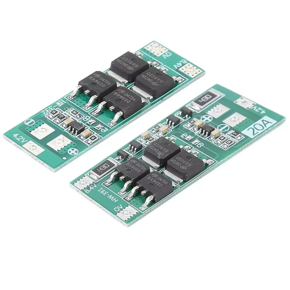 

Li-ion Lithium Battery Charger Module 2S 20A Protection Board PCB BMS 18650 Lipo Cell Module with Balancer For Drill Motor