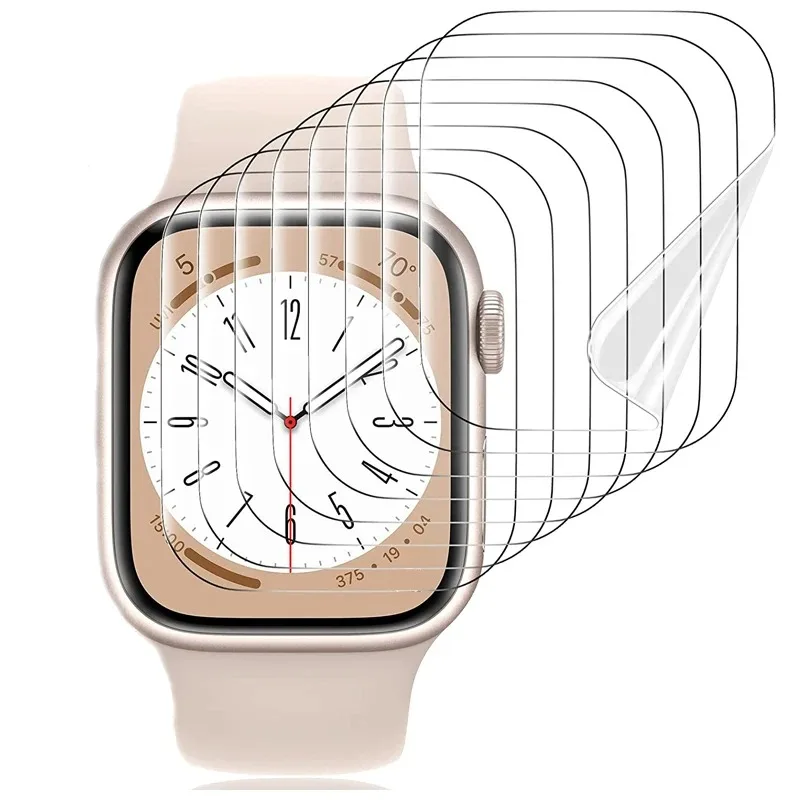 Гидрогелевая Защитная Пленка Для Экрана Apple Watch 38 Мм/40 Мм/42 Мм/44 Мм/45 Мм/49 Мм Ultra 5 Pack