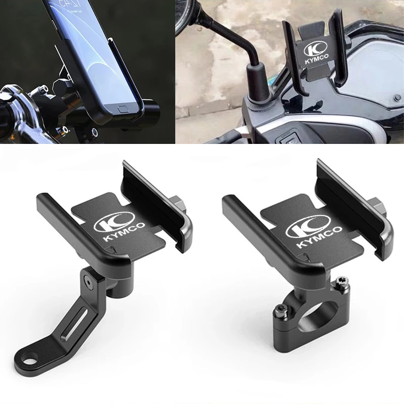 

For KYMCO Xciting 250 300 400 AK550 CT250 CT300 S400 Accessories Motorcycle Handlebar Mobile Phone Holder GPS Stand Bracket