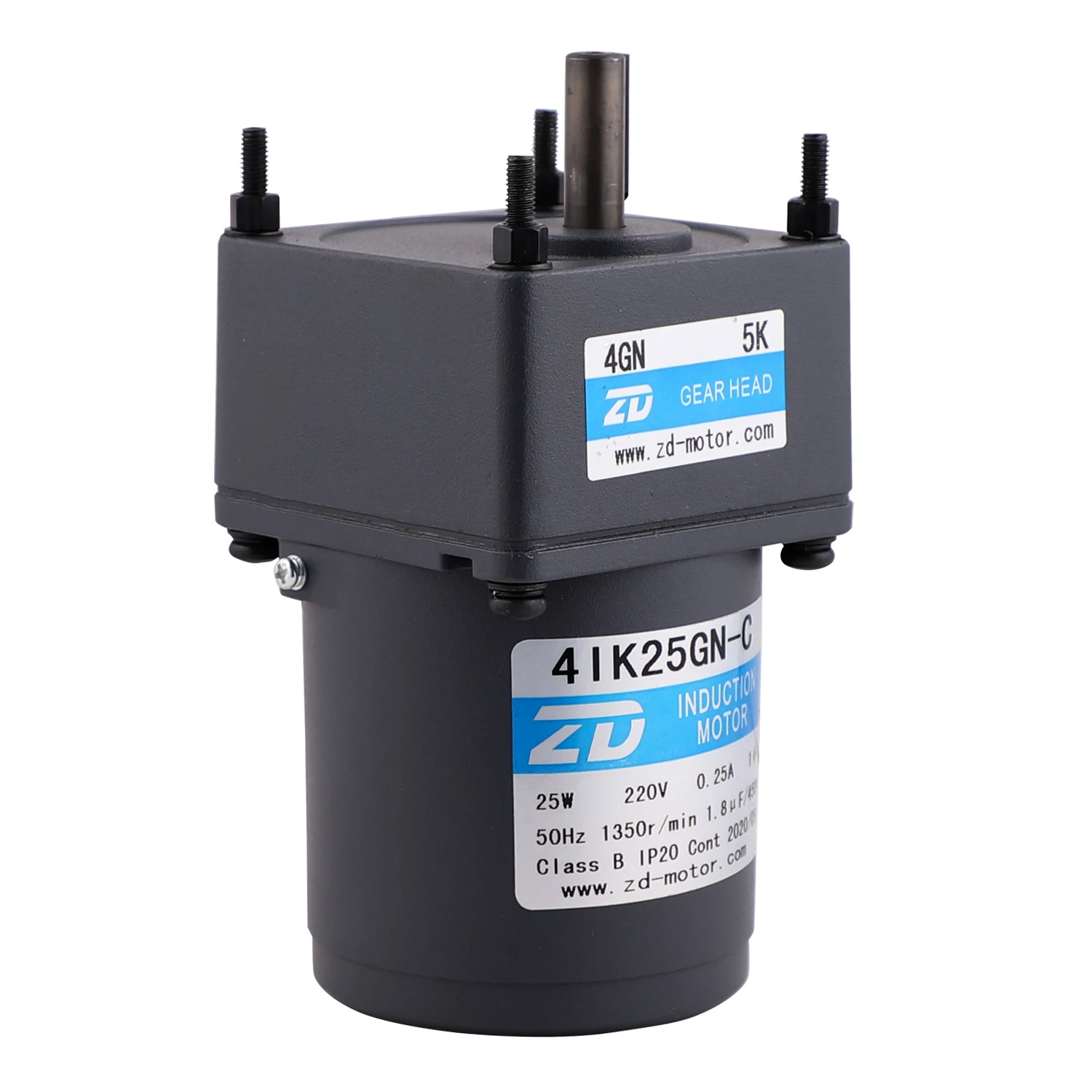 Индукционный мотор-редуктор переменного тока 80 мм 25 Вт 4IK25GN-C