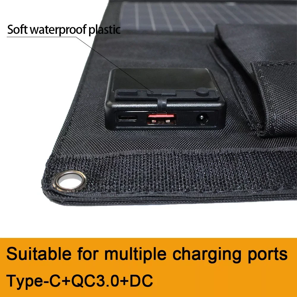 

folding solar panel 12v 18v monocrystalline dual usb portable foldable solar panels charger for phone battery