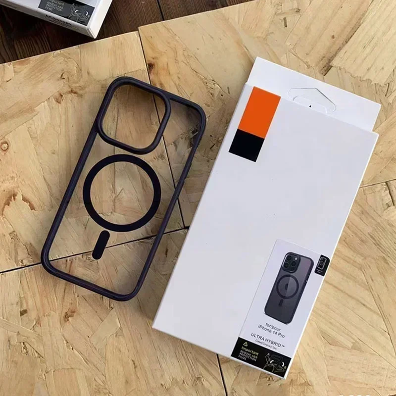 Ультрагибридный Магнитный Чехол Для Беспроводной Зарядки Iphone 15/13/14/12 Pro Max 15 Plus