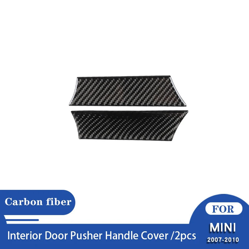 

Pegatinas de fibra de carbono Real para Mini Cooper Hardtop R56 Clubman R55 Convertible R57, accesorios de cambio de marchas par