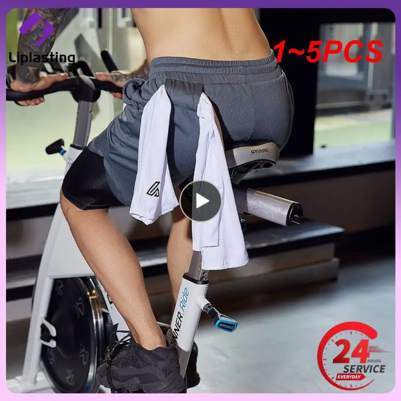 

Мужские шорты для бега, летняя спортивная одежда 2 в 1, спортивные шорты для тренажерного зала, фитнеса, двухслойная одежда, тренировочные шорты для бега, шорты, 1 ~ 5 шт.