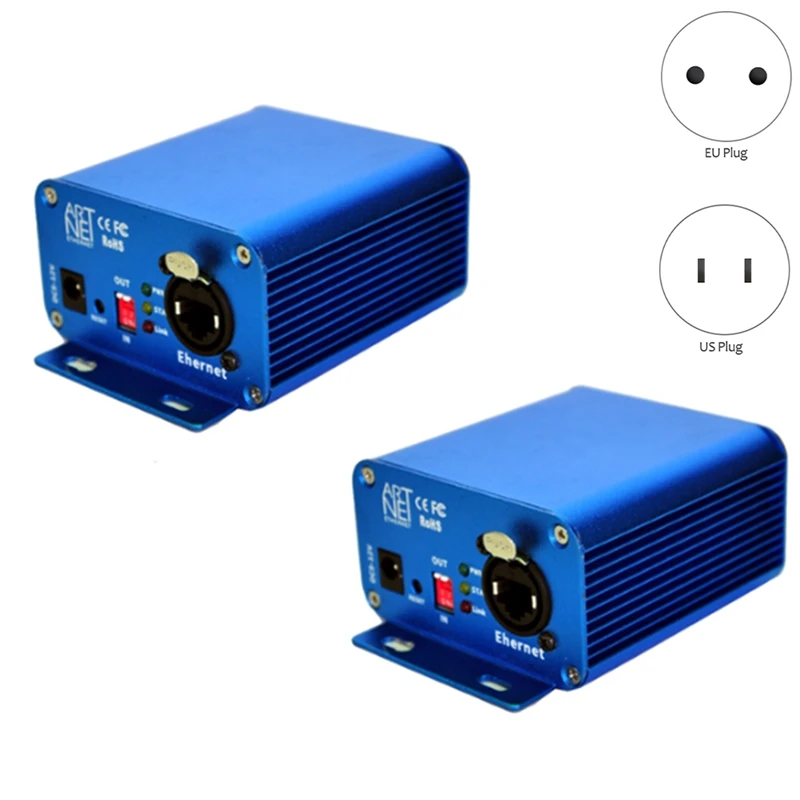 Двунаправленный конвертер Artnet 1024 с двумя портами простой в использовании