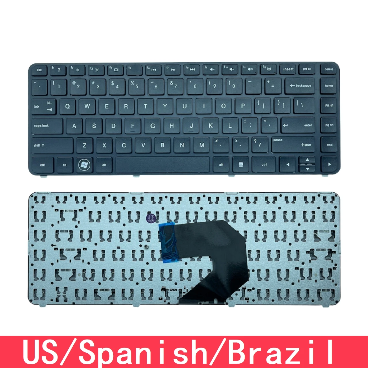 Для HP Pavilion G4-2000 G4-2003 G4-2004 G4-2005 G4-2006 G4-2007 G4-2009 G4-2048 Замена клавиатуры ноутбука США