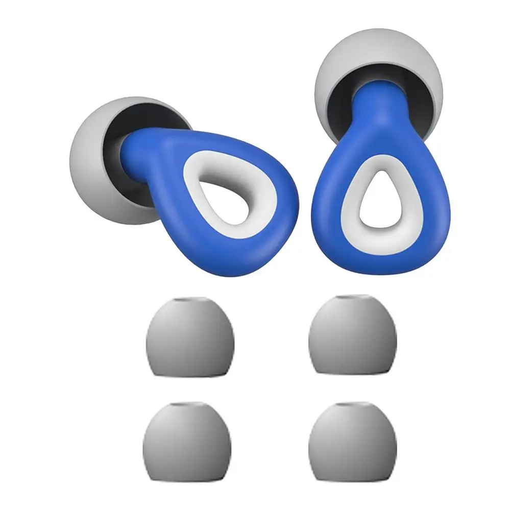 

Беруши для сна, мягкие многоразовые силиконовые беруши с шумоподавлением, Защита слуха, шумоподавление, беруши