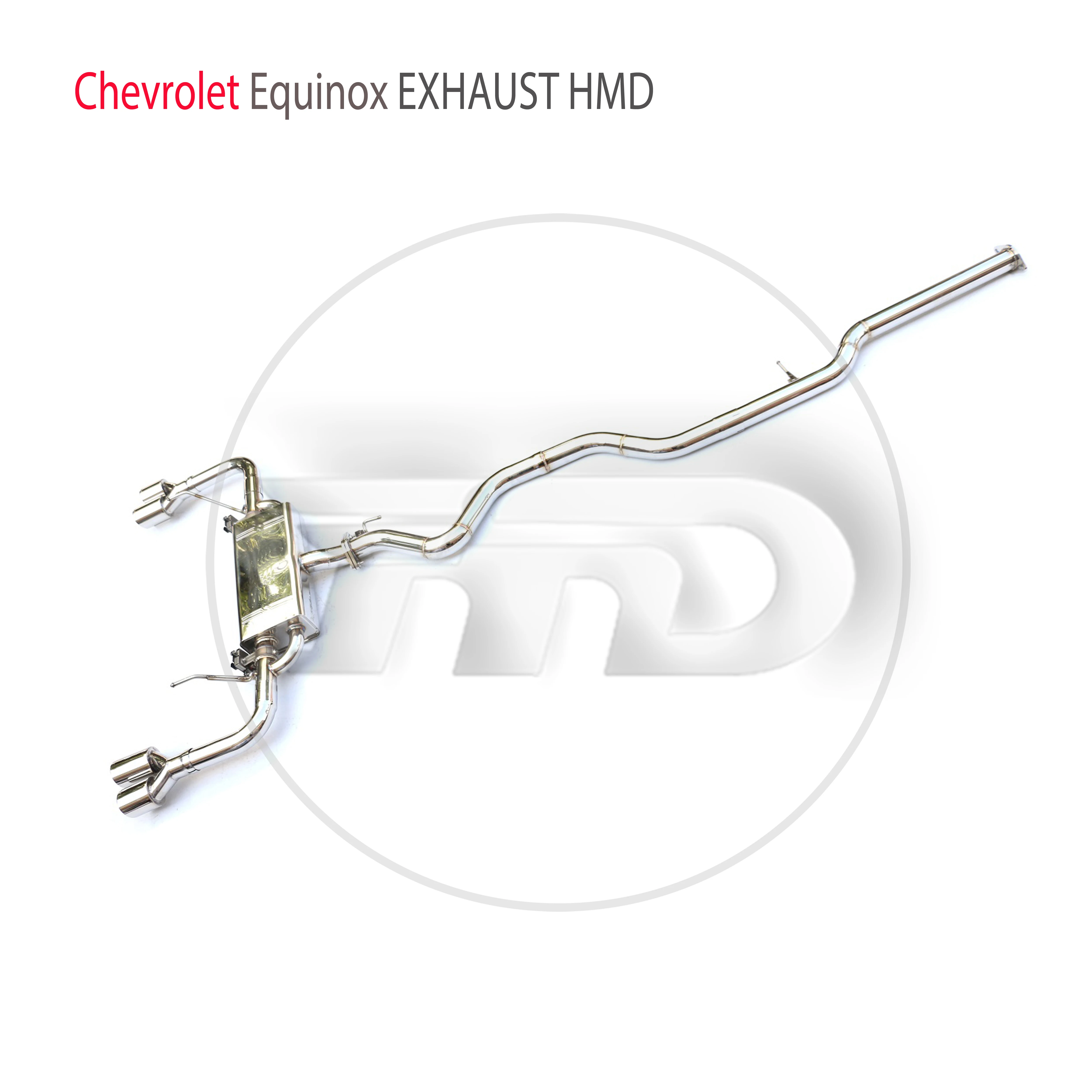 

Выхлопная система HMD из нержавеющей стали для Chevrolet Equinox, автомобильные аксессуары, электронные аксессуары