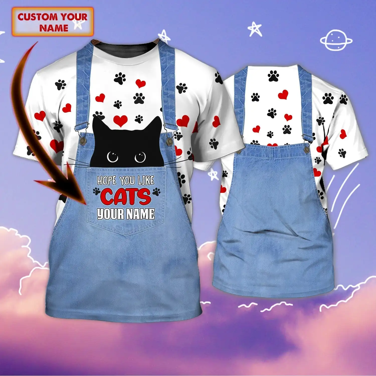 

Футболка мужская повседневная с 3D рисунком, Классическая рубашка в стиле кантри, с принтом в виде кошек, лето