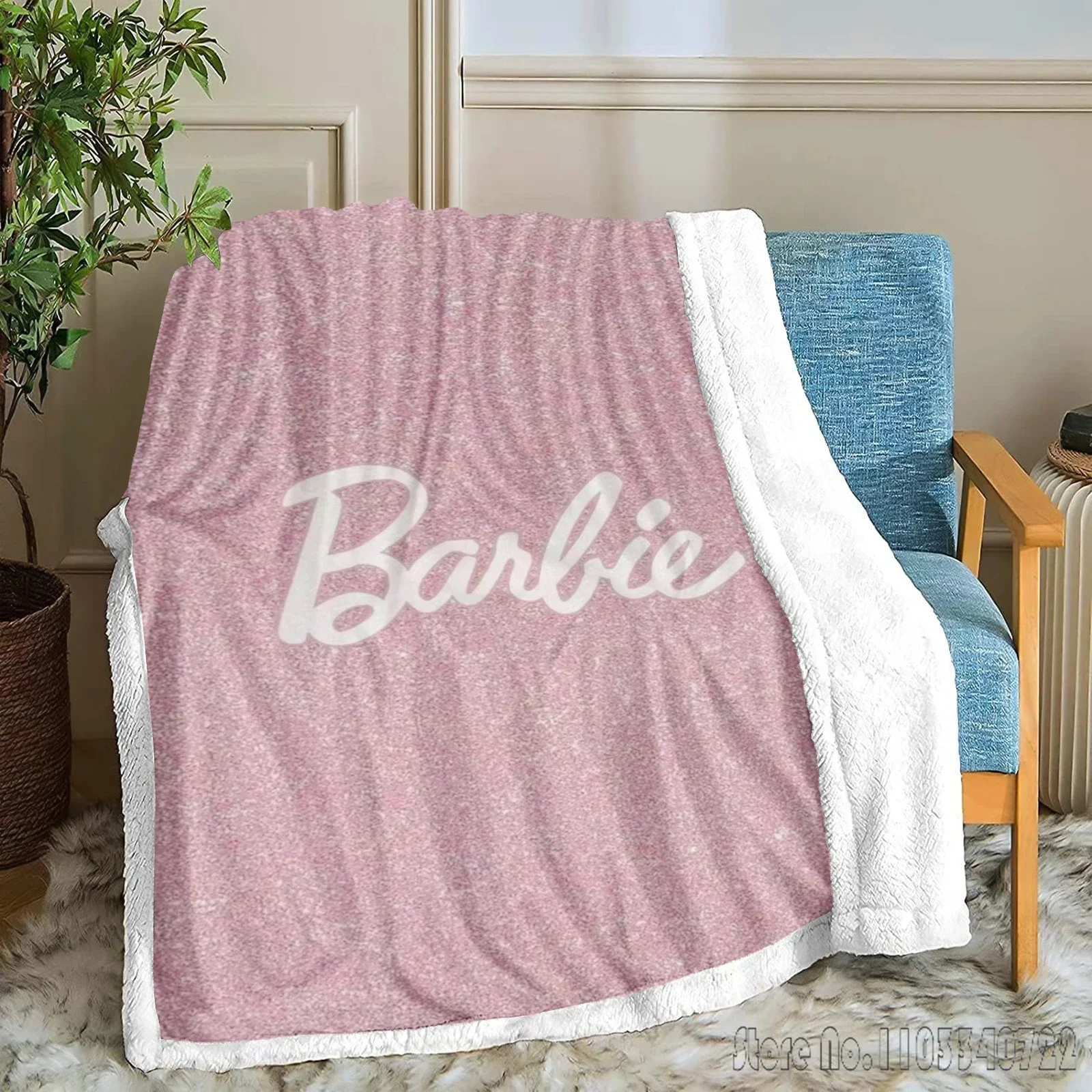Детские одеяла Барби Диснея на заказ пушистые современные домашние коралловые