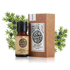 Эфирное масло с ягодами Juniper AKARZ, натуральное лечение акне, воспаление кожи, масло из джуниперов