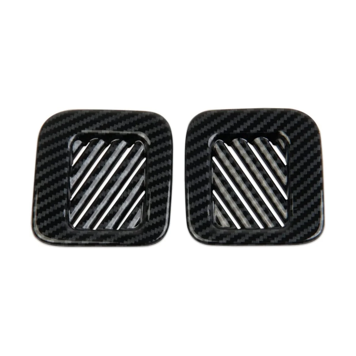 

Боковая крышка для вентиляционного отверстия приборной панели переменного тока, отделка для аксессуаров Ford Maverick 2022, углеродное ABS-волокно