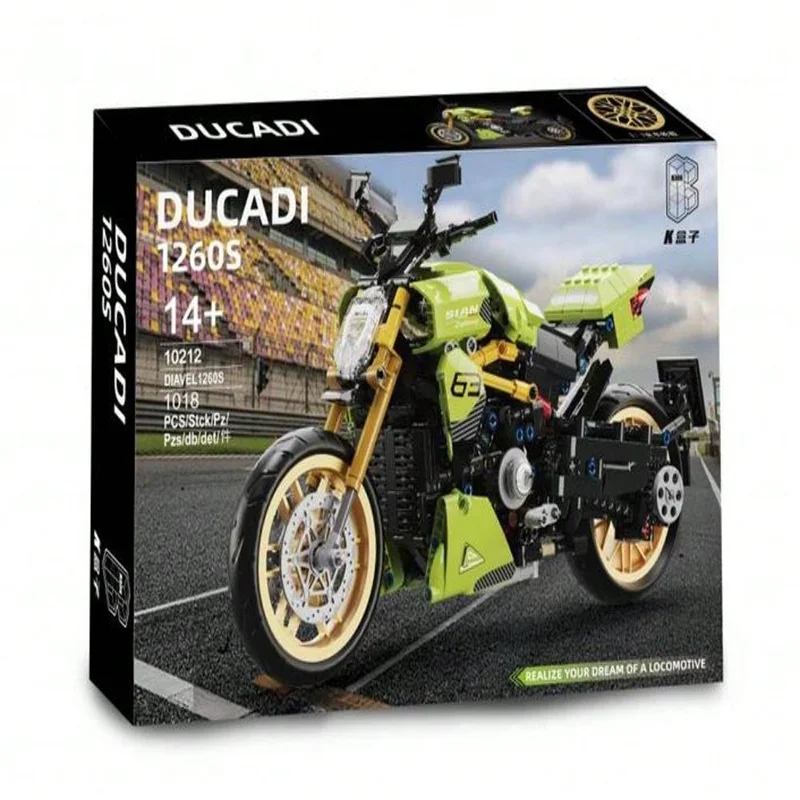 Конструктор мотоцикл Набор строительных блоков алдульты супермотоцикл набор