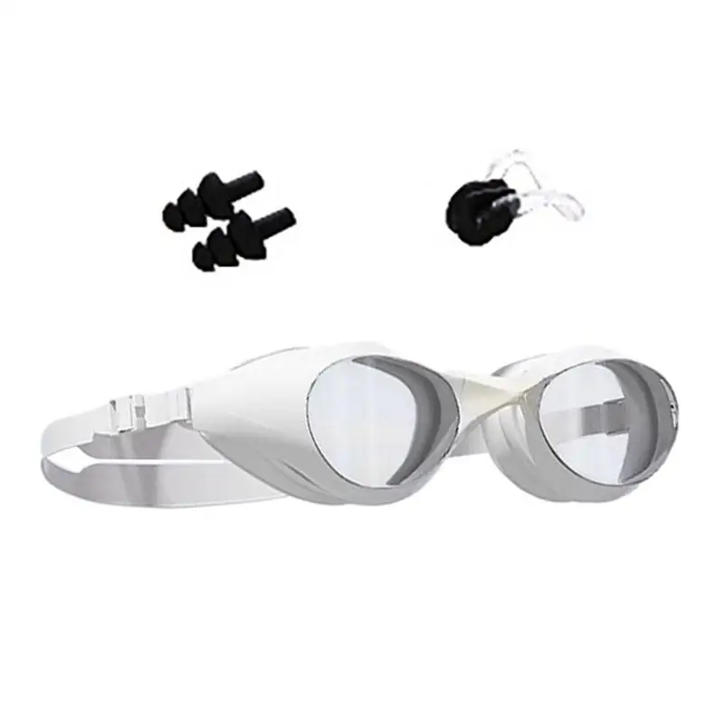 

Очки для плавания для взрослых плавательные очки для взрослых высокой четкости противотуманные водонепроницаемые регулируемые силиконовые очки для плавания с УФ-защитой