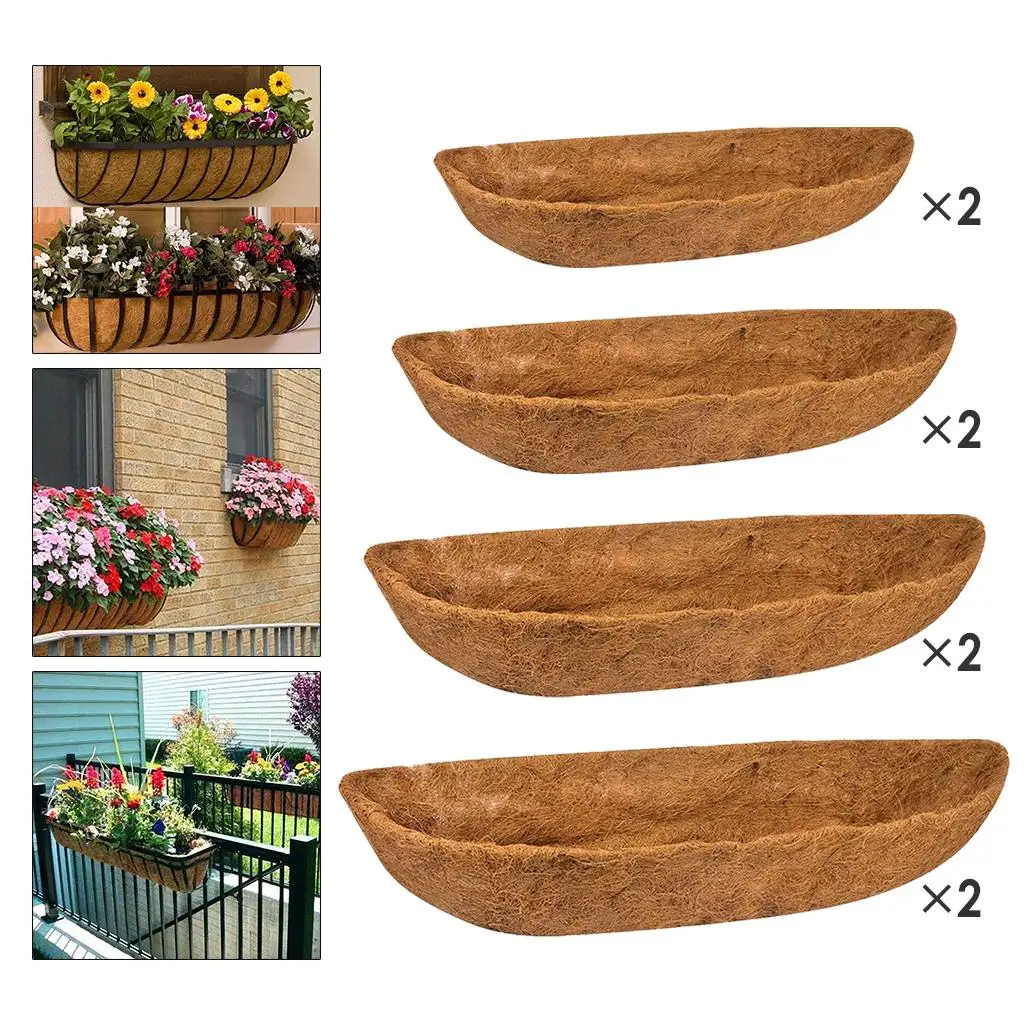 Wall Basket Planter, Liner for Planters  Shape,  Fiber Planter Replacement Liner for Garden Flower Pot