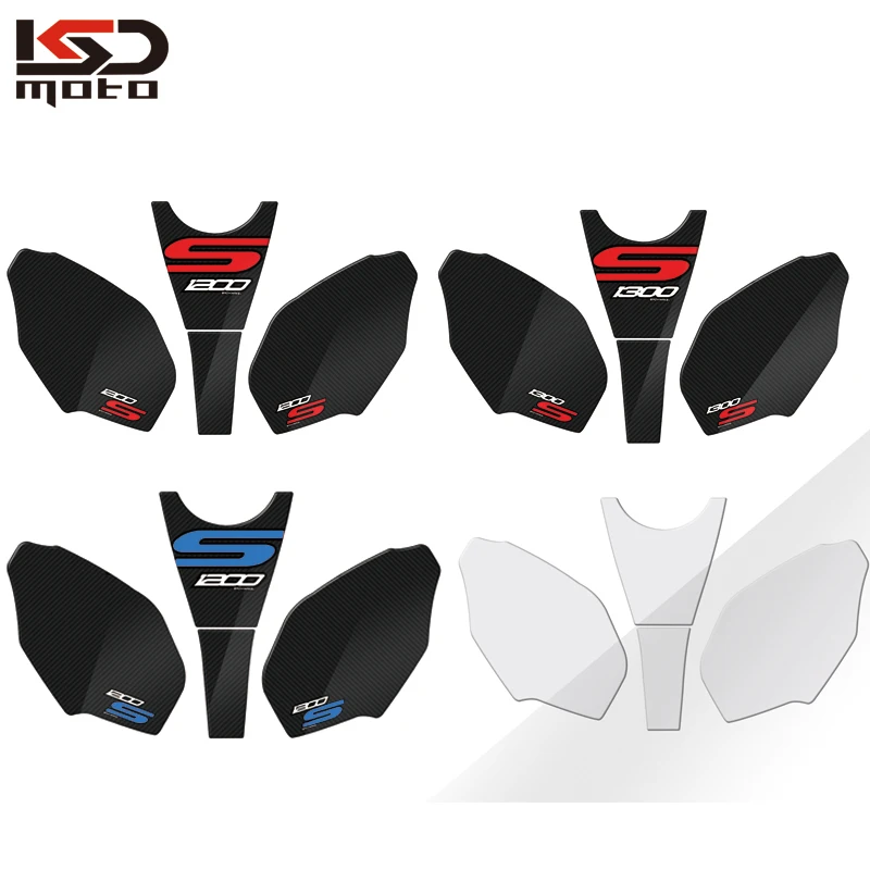 

For BMW K1200S 2003-2009 K1300S 2009-2016 Motorcycle Tank Side Knee Grip Protector Pad Anti Slip Tank Decal Sticker