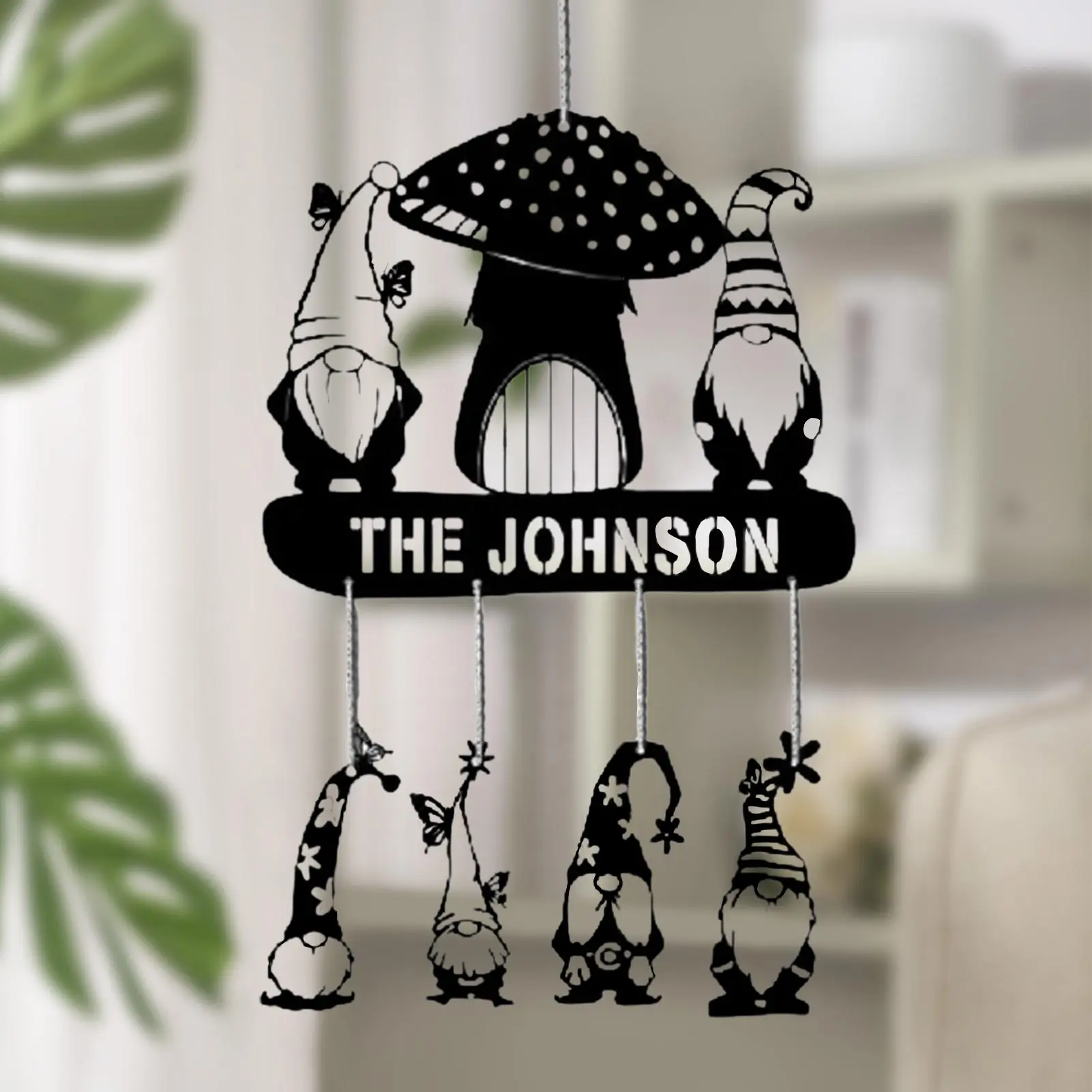 

Metal Wind Chimes Outdoor Gnome Wind Chimes Metal Wind Chimes With 3 Gnomes Windchimes Gifts For Garden Yard Decor