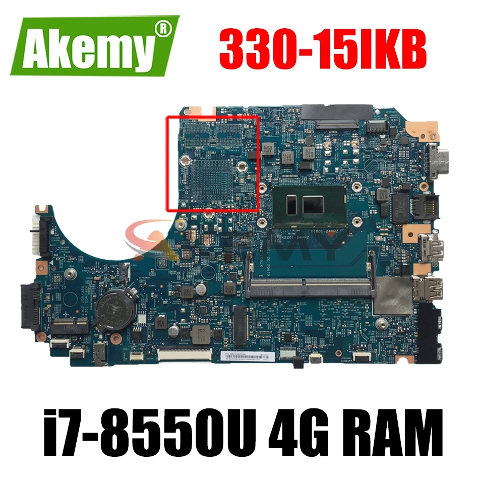 

5B20Q60093 For Lenovo V330-15IKB Laptop Motherboard i7-8550U 4G RAM LV315KB MB 17807-3M 448.0DC05.003M 100% fully tested
