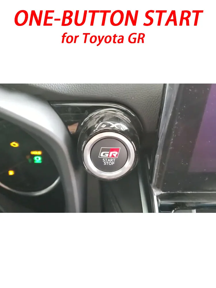 1 шт. для Toyota GR GAZOO RACING Sport C-HR RAV4 кнопка запуска двигателя автомобиля сменная крышка