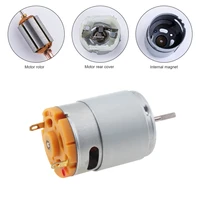rs380 dc micro motor 12v 26500rpm micro motor brush commutation with shield ring for juicer vacuum cleaner electric screwdriver