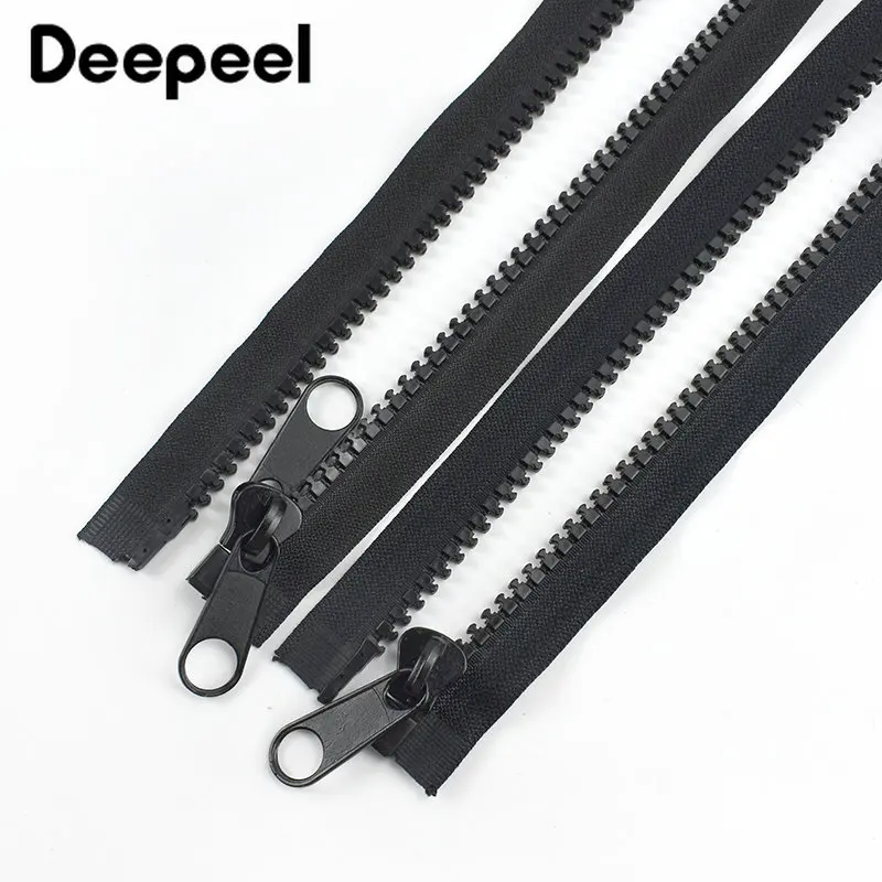 60-400 см 10 # Длинная черная смоляная молния открытые односторонние двусторонние