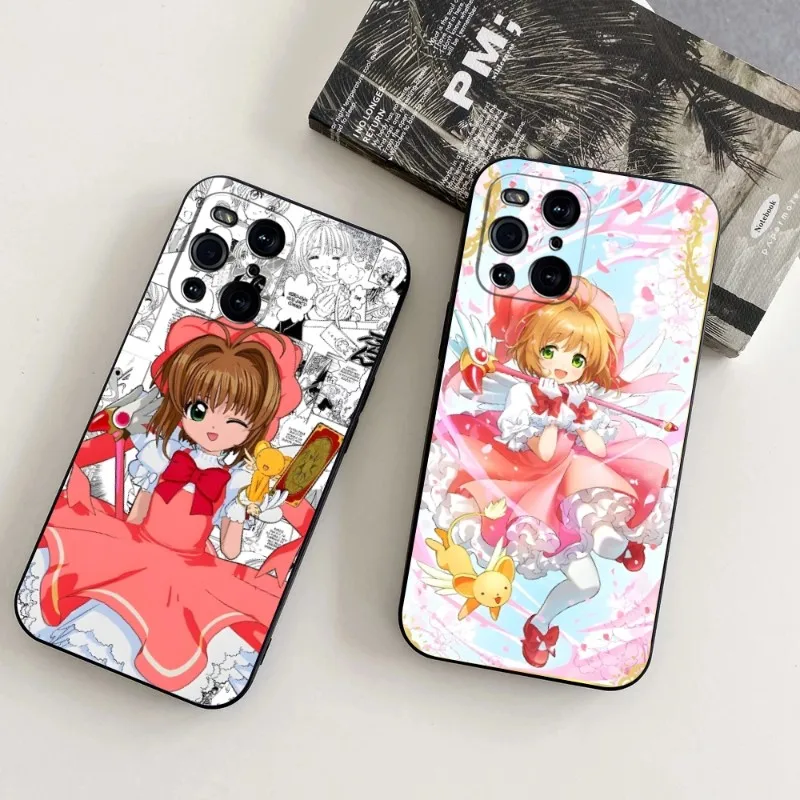 Прозрачный чехол для телефона Cardcaptor Sakura для OPPO Reno 6 Pro 7 Find X3 Neo A54 A55 X5 A16 A57 A92 A93 A74 A94 K9 K9S, задняя крышка Прозрачный чехол для телефона Cardcaptor Sakura для OPPO Reno 6 Pro 7 Find X3 Neo A54 A55 X5 A16 A57 A92 A93 A74 A94 K9 K9S, задняя крышка