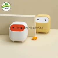 mini kawaii ninja desktop trash can double pressed trash can home with lid cute garbage can cartoon office desk trash can office