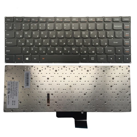 Новая русская клавиатура с подсветкой для Lenovo ideapad U430 U430P U330 U330P U330T RU, Черная