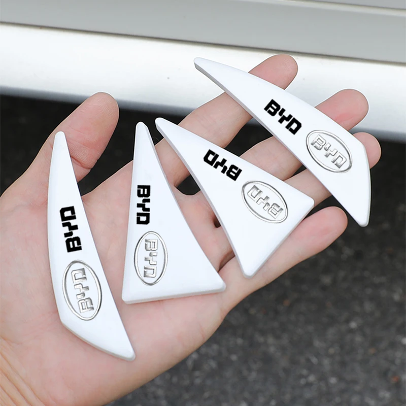 

2/4Pcs New Silicone Car Door Corner Cover Anti-collision Stickers For BYD F3 I3 F0 F6 S6 S8 E5 E6 G3 G6 L3 S7 M6 Tang Song Qing