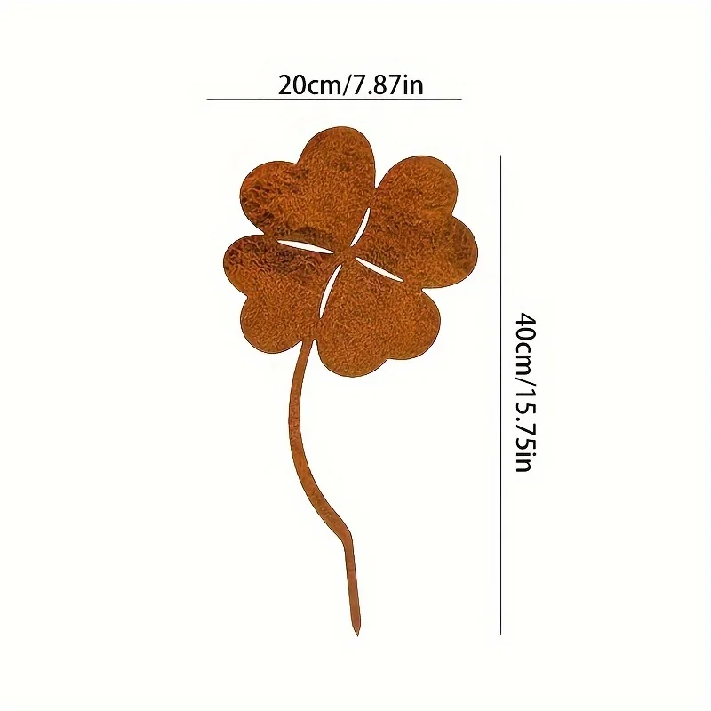 Высококачественный Садовый Кол Легко Вставляемый Ржавый Орнамент Для Садового