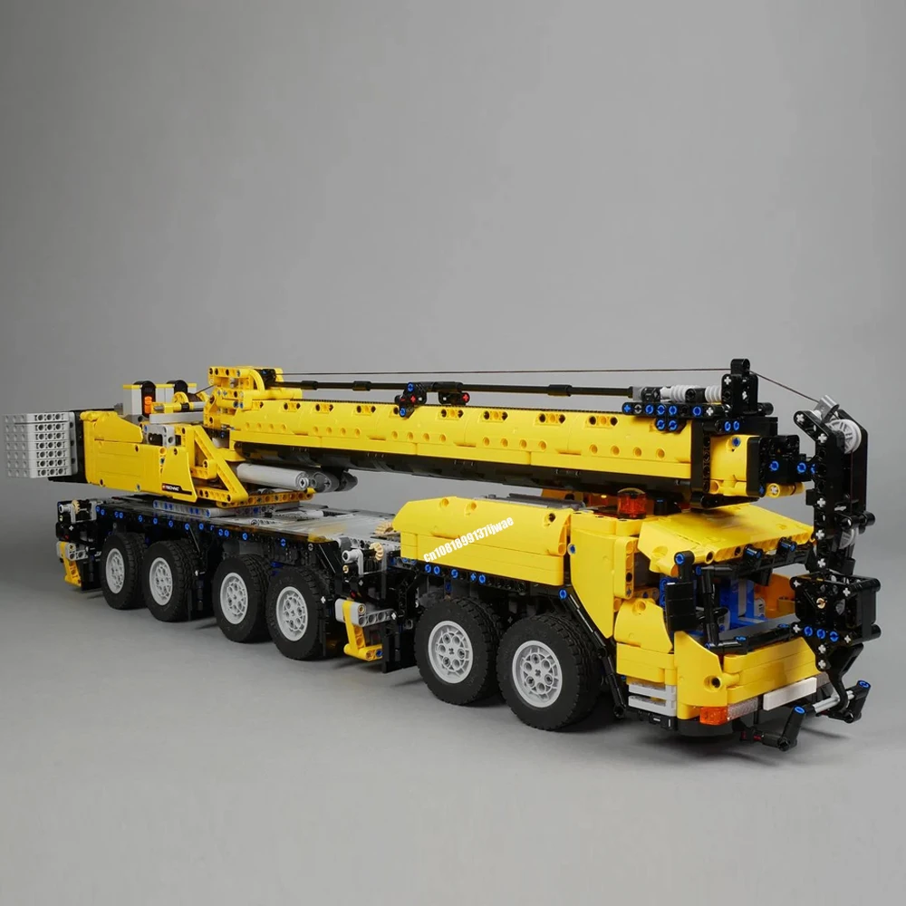 НОВЫЙ 3593 шт. MOC city Engineering Series Grove GMK6400 модель мобильного крана сделай сам творческие