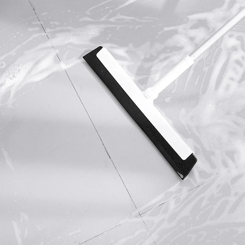 

Floor Scrub Brush 2 In 1 Long Handle Wiper Stiff Bristle Window Squeegee Magic Floor Mop Bathroom Tub Cleaning Tool Dropshipping